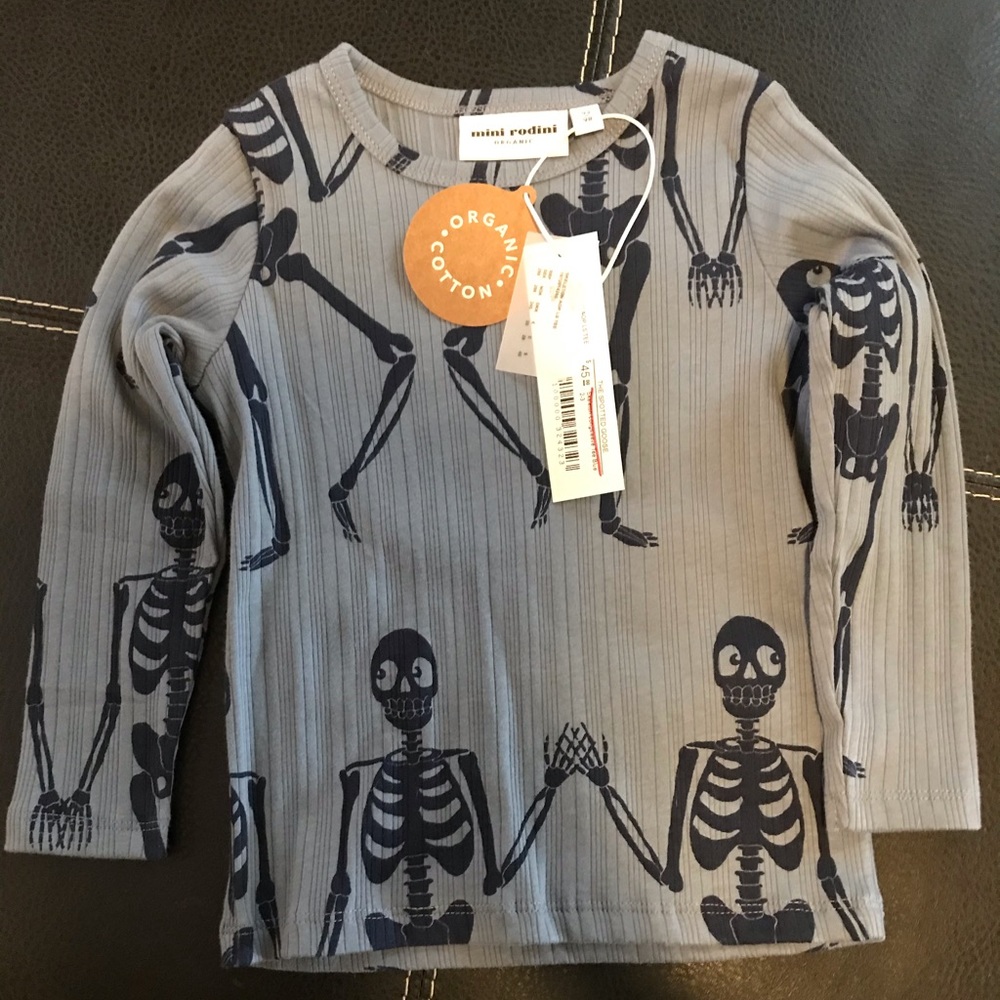 Mini Rodini skeleton top